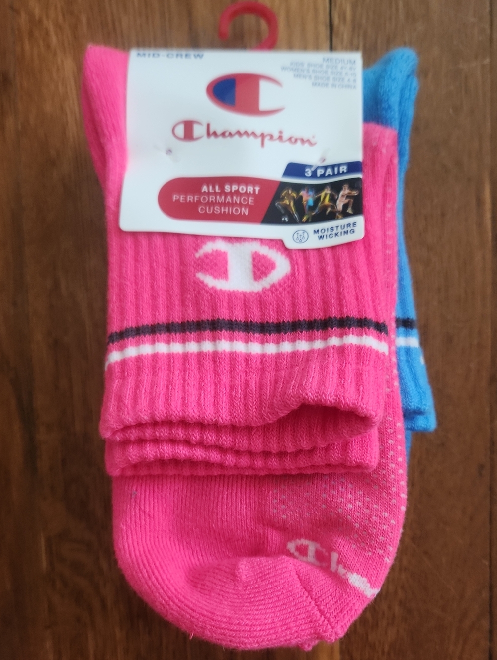 Champion Mid-Crew Socks